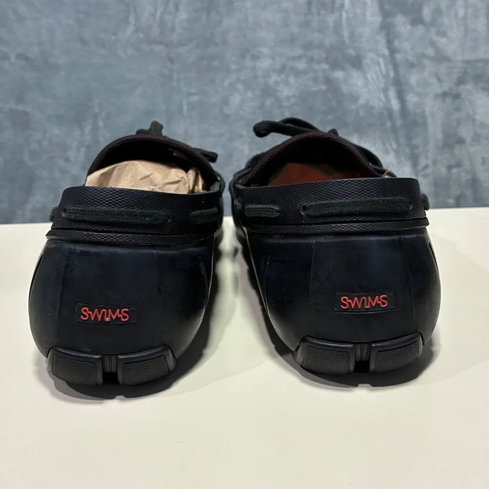 SWIMS Lace Loafer Mesh Rubber Driving Loafer Shoes Men's 9‎